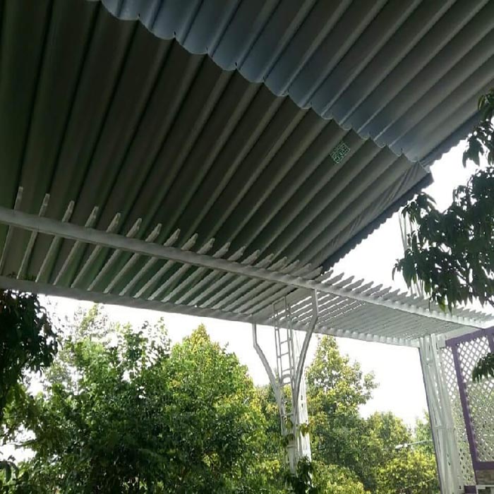 Mái xếp sân vườn MXSVPT058 Mái xếp sân vườn MXSVPT058